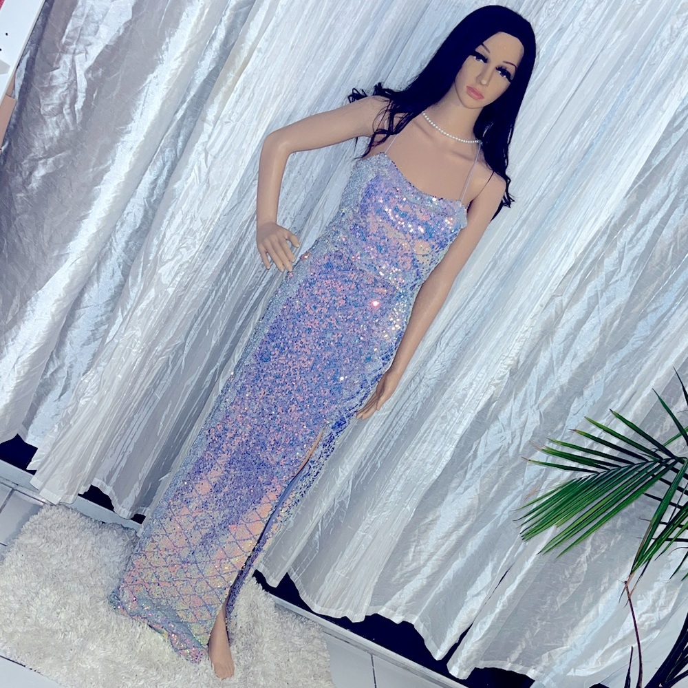 Sequin Evening Gown - image 2